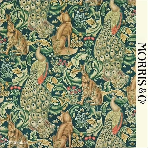 ウィリアムモリス 生地プリント 布  フォレスト Forest darp222643 イギリス製 カ...