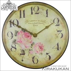 木の時計（スタンド付）モンキーポッド 無垢 φ24cm 掛け時計 置き時計