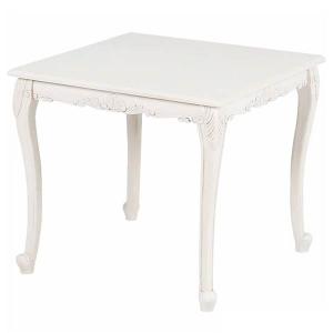 センターテーブル ホワイト ローテーブル 猫脚 コーヒーテーブル