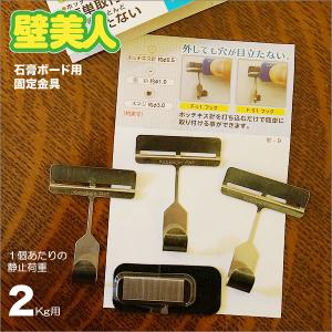 壁美人 フック ラージフック Lタイプ 静止荷重2Kg 3個入り 壁掛け メール便使用｜e-kirakukan