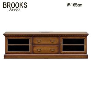 ブルックス BROOKS テレビボード 165 送料無料 北海道家具 旭川 民芸 ナラ材 オーク材 テレビ台 アンティーク家具調 加藤木工