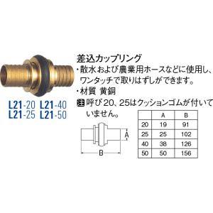 差込カップリング L21-20 [30715066] SANEI 三栄水栓製作所