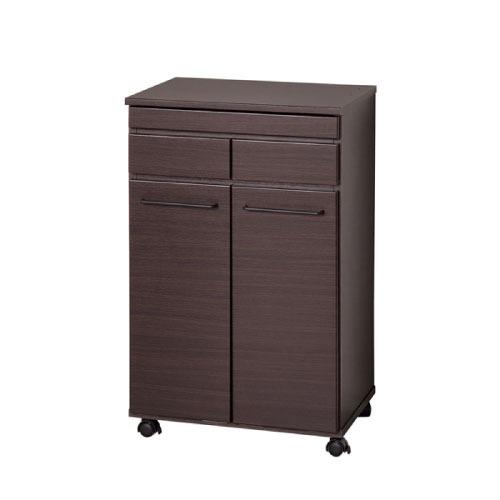 ゴミ箱 スライド棚付きダストボックス2D ブラウン [4954877237334] W55×D40×...