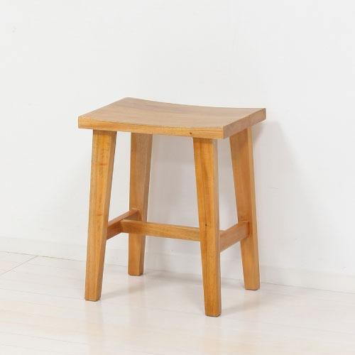 椅子 ウッドスツール ナチュラル [4954877619208] W37×D27×H45cm インテ...