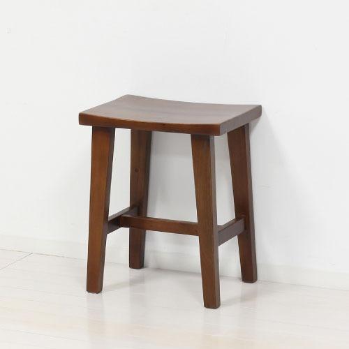 椅子 ウッドスツール ブラウン [4954877619222] W37×D27×H45cm インテリ...