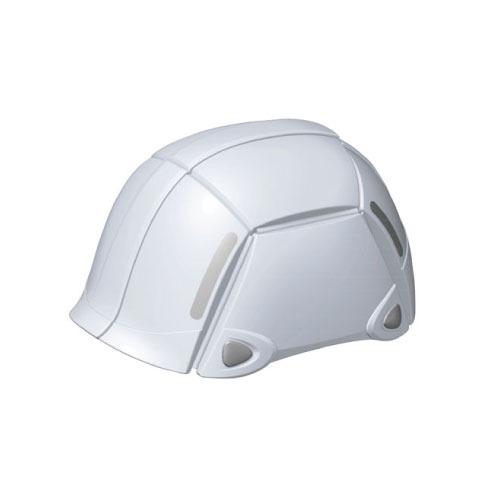 折りたたみヘルメット ブルーム ホワイト NO.100 防災用 [4962087108412] ひも...