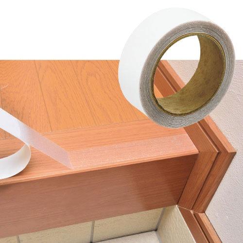 室内用 透明すべり止めテープ マツ六 [734-0400] W38×L5000×t0.7mm4トン配...