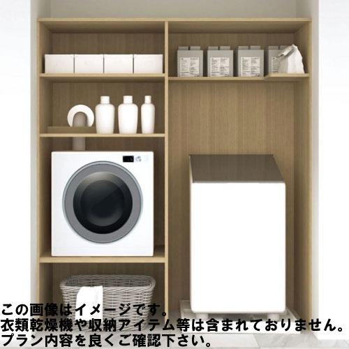 ラクロ 棚板のみ タテ型洗濯機用 乾太くんプラン [AY000016□] 6尺 南海プライウッド 現...
