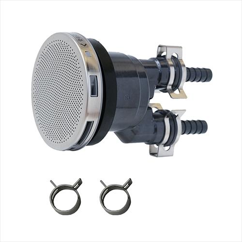 サニタリー アクセサリー   樹脂製フロアダプター(無極性)S型 規格10Aペアホース用 [BALJ...