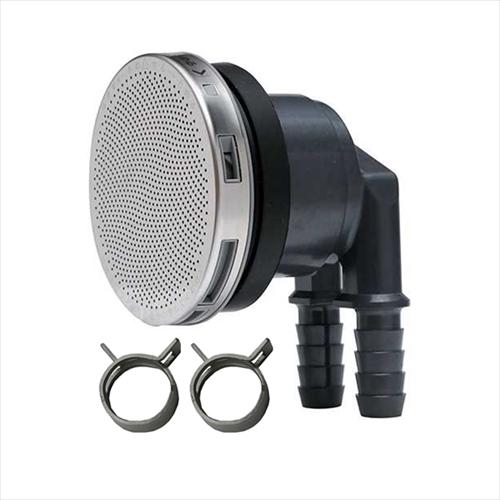 サニタリー アクセサリー   樹脂製フロアダプター(無極性)L型 規格13Aペアホース用 [BALJ...