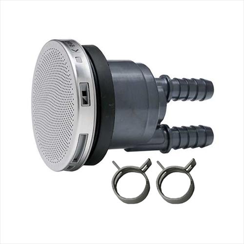 サニタリー アクセサリー   樹脂製フロアダプター(無極性)S型 規格13Aペアホース用 [BALJ...