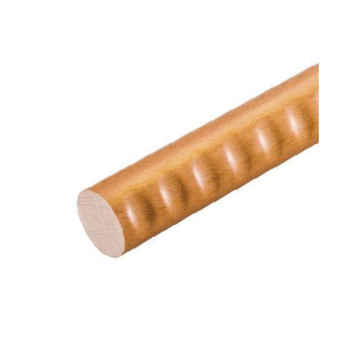 室内用手すり BAUHAUS 35グロス丸棒 ディンプル付 4m マツ六 [BB-GL14] φ35...