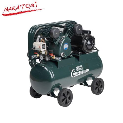 エアーコンプレッサー 2シリンダータイプ ナカトミ [BCP-391] 取っ手・ハンドル付き 単相1...