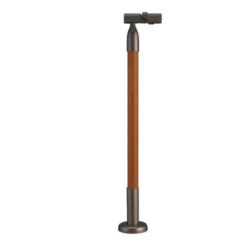 室内用手すり BAUHAUS 室内用手すり遮断機式受側支柱 木製 マツ六 [BDE-39BMB] M...