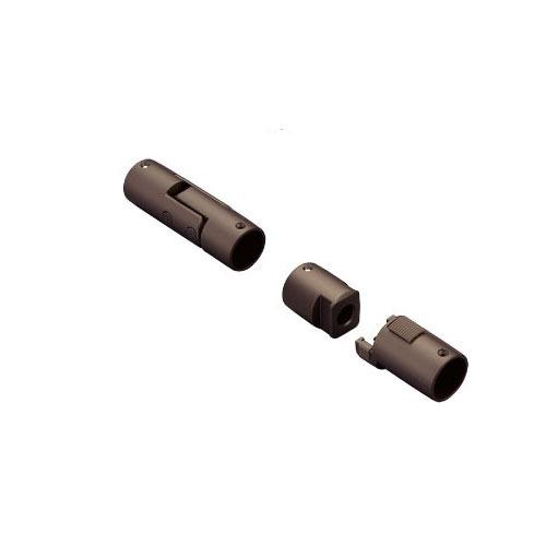 屋外用手すり BAUHAUS フリーRレール 遮断機式ジョイント マツ六 [BJ-105DB] ダー...