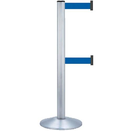 屋内型ベルトリール φ70×H1021mm カラー:ベルト青 [BR-320MS(BU)] サンポー...