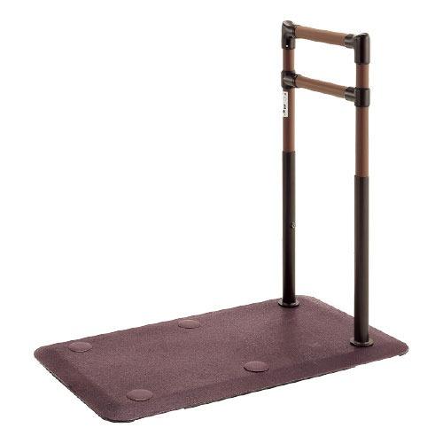 室外用 たよレールSOTOE 片手すり マツ六 [BZK-01] ベースプレートはすべり止め加工付4...