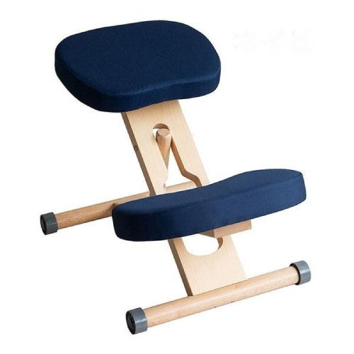 プロポーションチェア ライトナチュラル脚ネイビー 組立式 キャスター付き 補助クッション別売 [61...