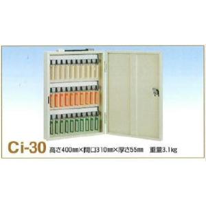 キーボックス Cタイプ 鍵40本用 携帯・壁掛兼用 [Ci-40] アイボリー色