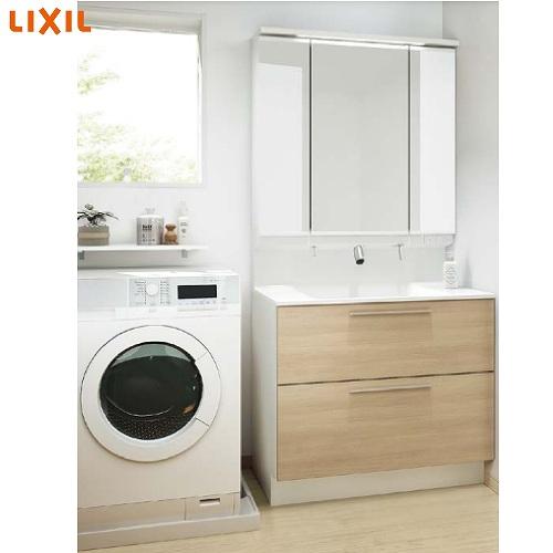 LIXIL リクシル 洗面化粧台 クレヴィ 間口900 奥行560タイプ [Crevi04] 3面鏡...