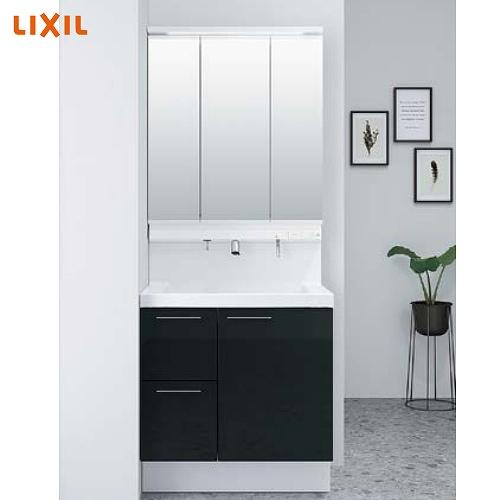 LIXIL リクシル 洗面化粧台 クレヴィ 間口750 奥行500タイプ [Crevi15] 3面鏡...