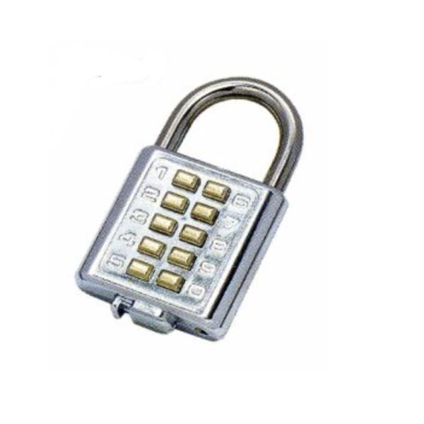 デジタルロック 40mm 同一鍵 ＃3578 ボタン式簡易南京錠 GORIN 水上 [1-8022]...