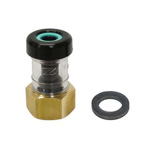 エコブリーズ エコユニーク用ワンタッチ式ユニオン継手 規格10AXG1/2 樹脂製 [ECU10J]...