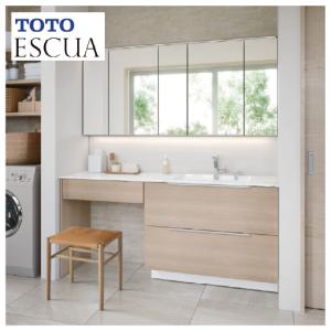 TOTO　洗面化粧台キャビネット 洗面化粧台 エスクア 間口1350mm TOTO [ESCUA14] ミラーキャビネット