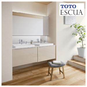 TOTO　洗面化粧台キャビネット 洗面化粧台 エスクア 間口1350mm TOTO [ESCUA14] ミラーキャビネット