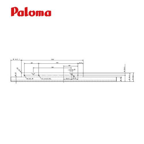 【法人様限定】パロマ 下部フィラー [FLPD-EG50W] ミニキッチン用 メーカー直送