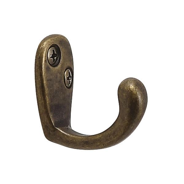 真鍮 フック(スタンダードシリーズ) 古色 アンティーク ブラス 雑貨 [610031] ゴーリキア...