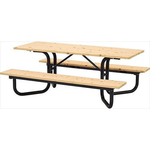 ひのき材テーブルベンチ ユニバーサルデザインタイプ [HB-1508KN] 天然木 ひのき モリマー...