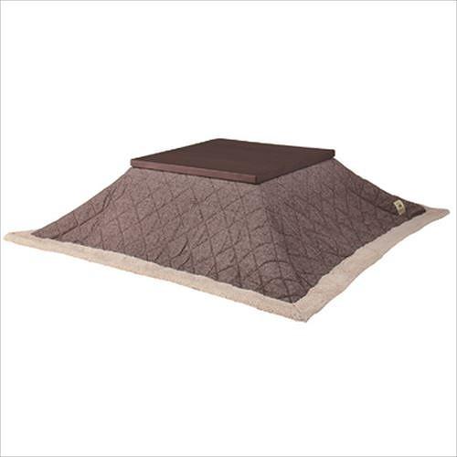 こたつ 薄掛けコタツ布団 正方形 ツイード [KK-101BR] W190×D190 ブラウン AZ...