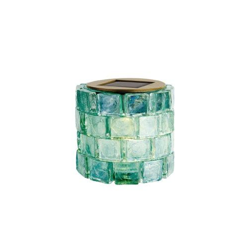 ソーラーガーデンライト Igloo イグルー クリアブルー [KL-10433] ソーラーパネル付で...