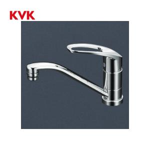 水栓金具 ミニキッチン用シングルレバー水栓 KVK [KM5011TR20] シングル混合栓(200mmパイプ付) 台付1穴シングルレバー    優良配送｜e-kitchenmaterial