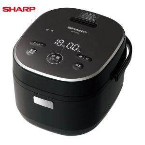 KS-HF05B 炊飯器 最大3合 炊飯器 3合炊き シャープ KS-HF05B-B ブラック 匠の火加減 IH