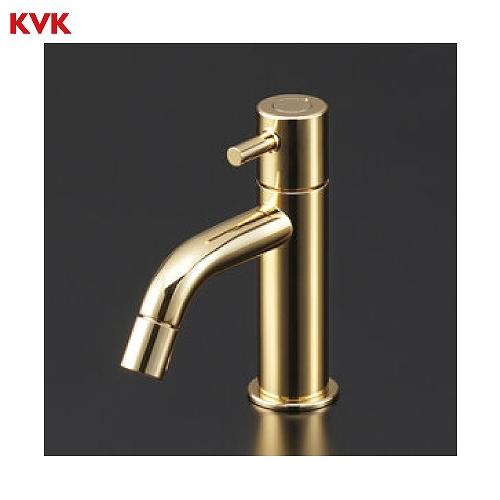 洗面水栓 立水栓 単水栓 金めっき KVK [LFK612X-G] 一般地・寒冷地共用 取付穴径Φ2...