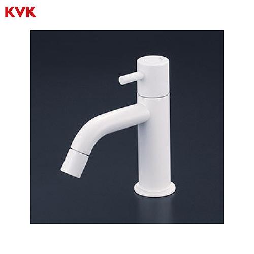 洗面水栓 立水栓 単水栓 マットホワイト KVK [LFK612X-M4] 一般地・寒冷地共用 取付...