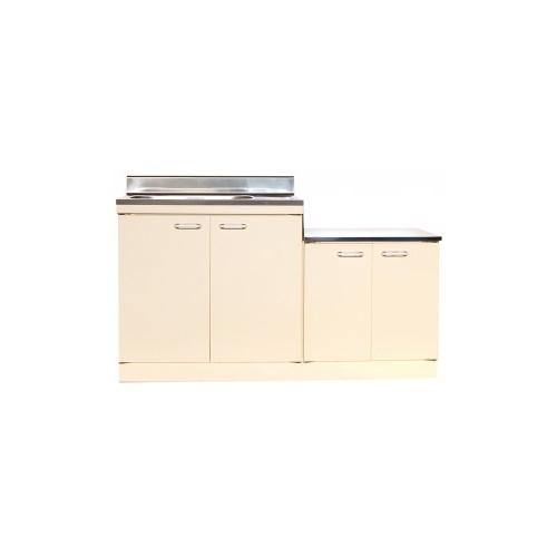 セクショナルキッチン Oシリーズ ライフ [OKF-140(R/L)] 公団型流し台左右水槽有り 扉...