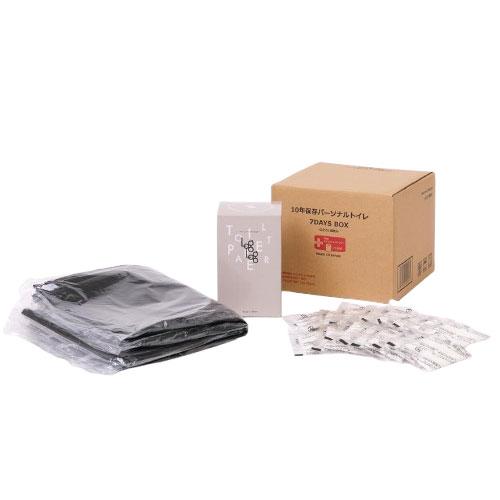 防災グッズ 10年保存LogLogパーソナルトイレ7DAYSBOX 1ケース(18BOX入) [P-...