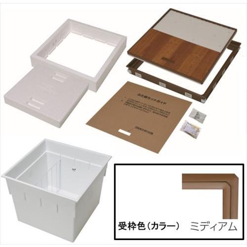 爆買 樹脂枠断熱気密型床下収納庫 深型 15mmフローリング用 [YT615D-M+PT60-E1]...