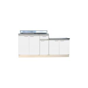 セクショナルキッチン RAタイプ [RAK-170□□(R/L)] 公団型流し台左右水槽有り