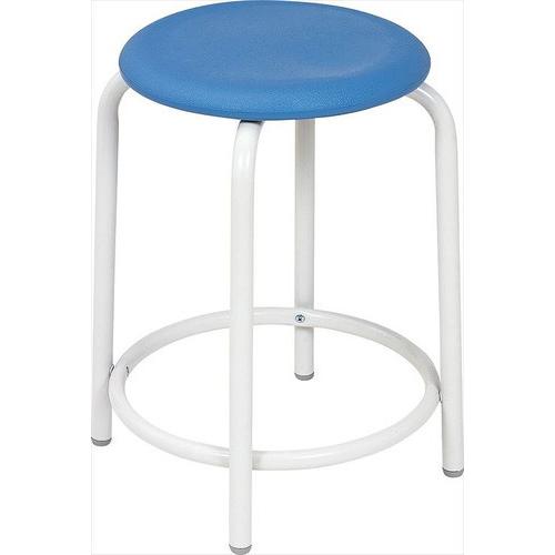 スツール 丸椅子パイプ ブルー [RP-002blue] ブルー モリマーキンキ メーカー直送