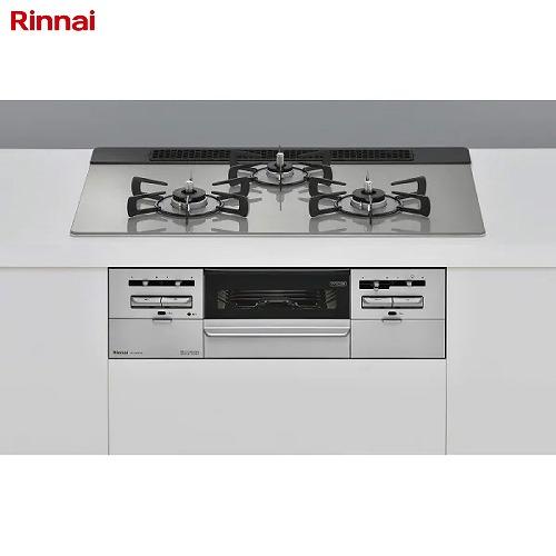 ビルトインガスコンロ センス リンナイ[RS71W36T2RVW]ワイド幅75cm 水無し両面焼グリ...