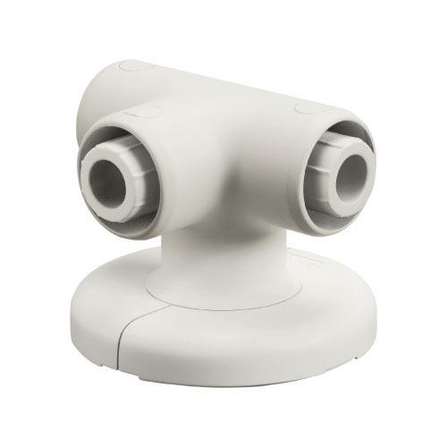 水まわり用手すり BAUHAUS 32ソフトアクアレール 三方ブラケット マツ六 [SAQ-03W]...