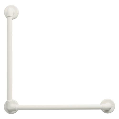 水まわり用手すり BAUHAUS 32ソフトアクアレール L型ハンド φ32×600×800mm マ...