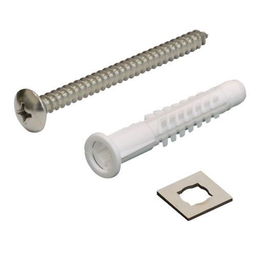 水まわり用手すり BAUHAUS 32ソフトアクアレール用 中空壁用ねじセット 4セット マツ六 [...