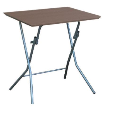 スタンドタッチテーブル 幅60cm ダークブラウン/シルバー [SB-645TAD] 机 ルネセイコ...