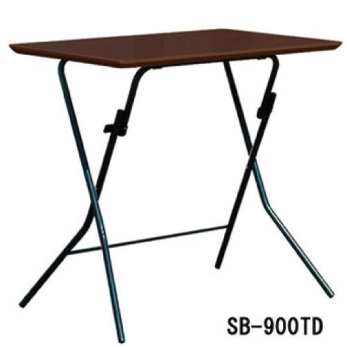 スタンドタッチテーブル 幅90cm ダークブラウン/ブラック [SB-900TD] 机 ルネセイコウ...