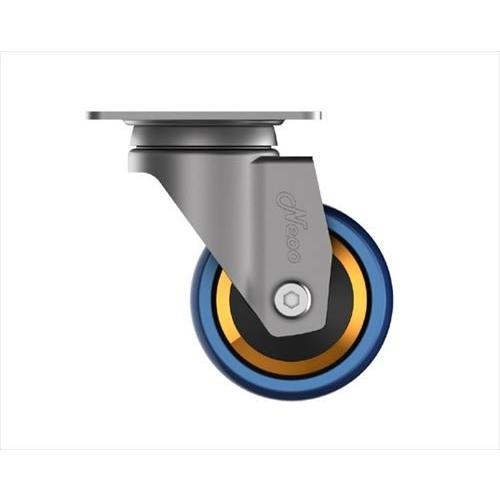 カラフルキャスター Neoo 直径50mm [TANNER854-1022] ネイビー×オレンジ B...